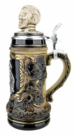 Grimm Reaper Beer Stein With Skull Lid 9 Grimm Reaper Beer Stein With Skull Lid -Zimmermann Shop Grimm Reaper Beer Stein ZB14239010 RS SM 07959.1695503246