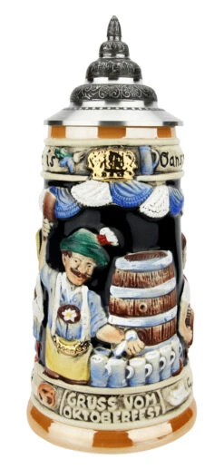 Gruss Von Oktoberfest Prosit Beer Stein