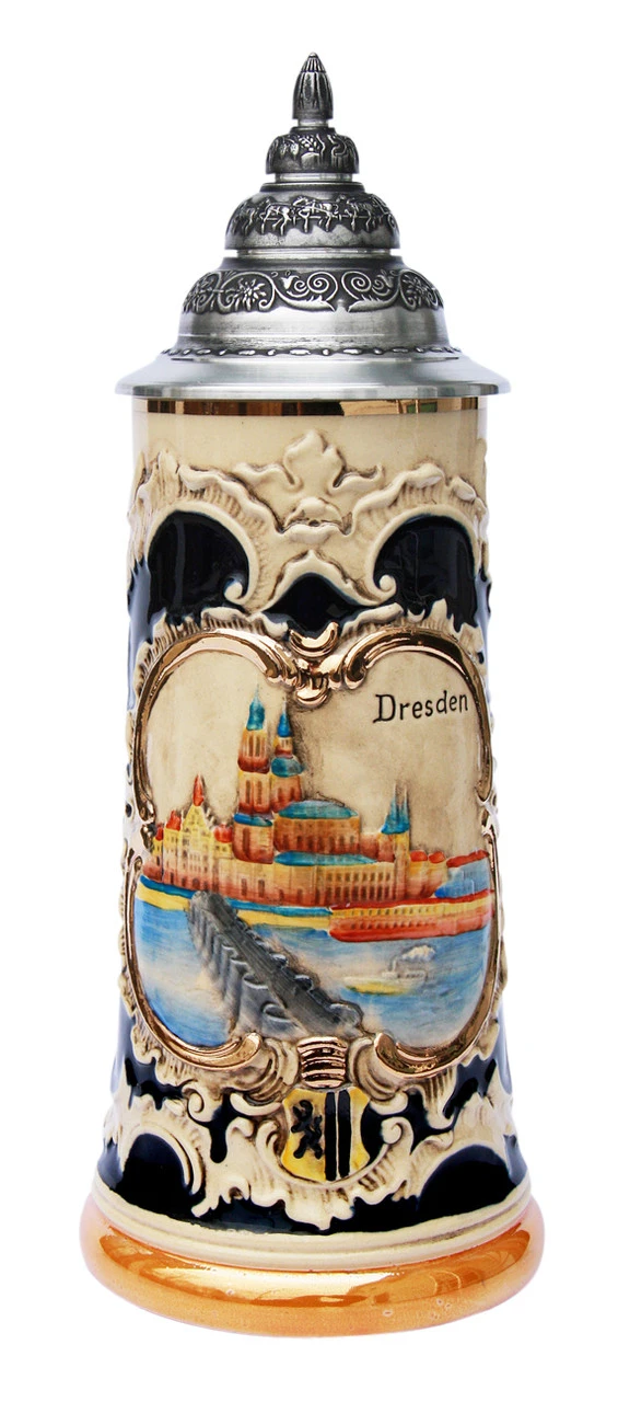 Historical Dresden Beer Stein 2 Historical Dresden Beer Stein - Image 2