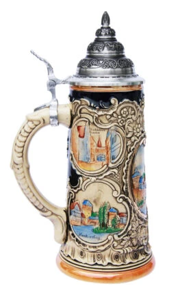 Historical Nuernberg Beer Stein 5 Historical Nuernberg Beer Stein -Zimmermann Shop Historical Nuernberg Beer Stein K303RHN LS SM 20568.1398609290