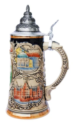 Historical Wiesbaden Beer Stein -Zimmermann Shop Historical Wiesbaden Beer Stein K303HW RS SM 90988.1398609357