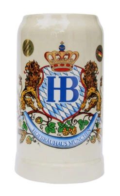 Hofbrauhaus 1 Liter Stoneware Beer Mug