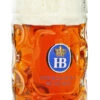 Glass Hofbrauhaus HB Beer Mug 1 Liter