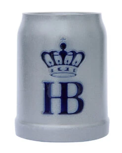 Hofbrauhaus HB 0.5 Liter Salt Glaze Stoneware Beer Mug
