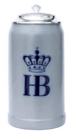 Hofbrauhaus HB 1 Liter Salt Glaze Stoneware Beer Stein