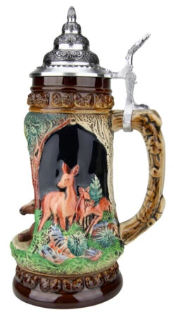 Horse Wildlife Grotto Beer Stein -Zimmermann Shop Horse Wildlife Grotto Beer Stein K335BP RS SM 91782.1547174885