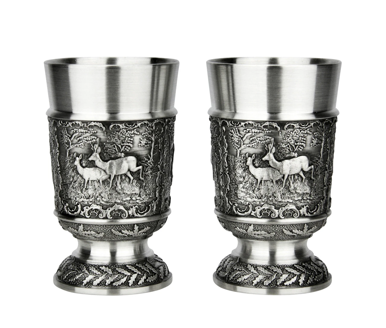Hunter Pewter Shot Cup 1 Oz | Set Of 2 4 Hunter Pewter Shot Cup 1 Oz | Set Of 2 - Image 4