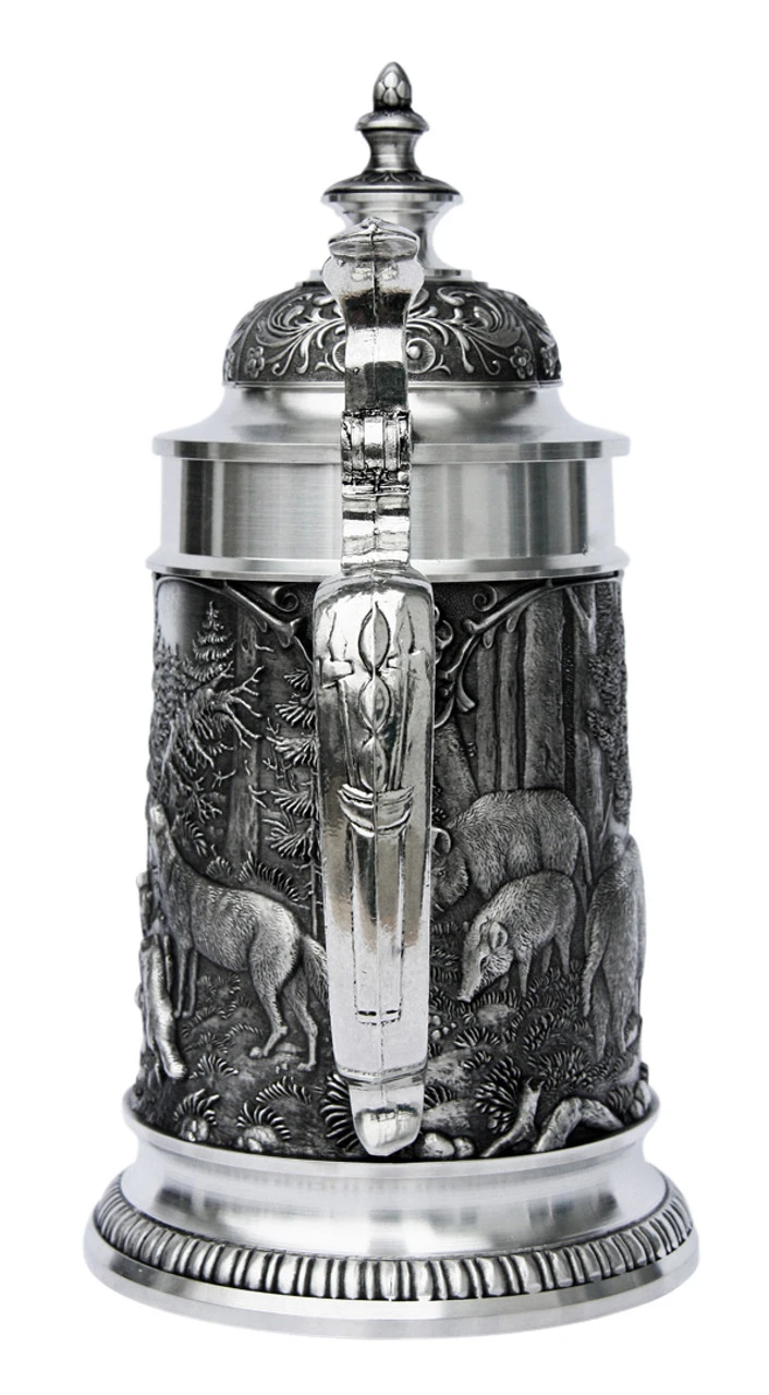 Hunters Pewter Beer Stein 4 Hunters Pewter Beer Stein - Image 4