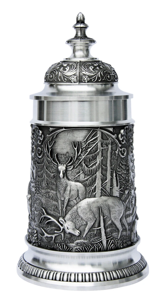 Hunters Pewter Beer Stein 2 Hunters Pewter Beer Stein - Image 2