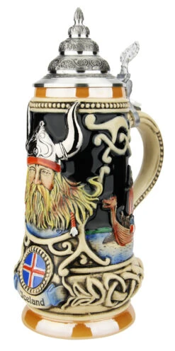 Iceland Viking Beer Stein -Zimmermann Shop Iceland Viking Beer Stein K303VIC RA SM 83196.1623270600