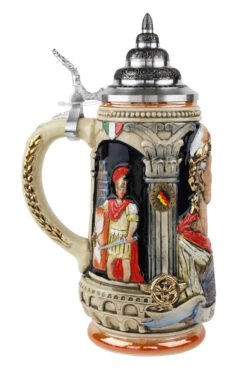 Italian Emperor Imperator Caeser Beer Stein -Zimmermann Shop Italian Imperator Beer Stein K313I LS SM 61588.1458158868