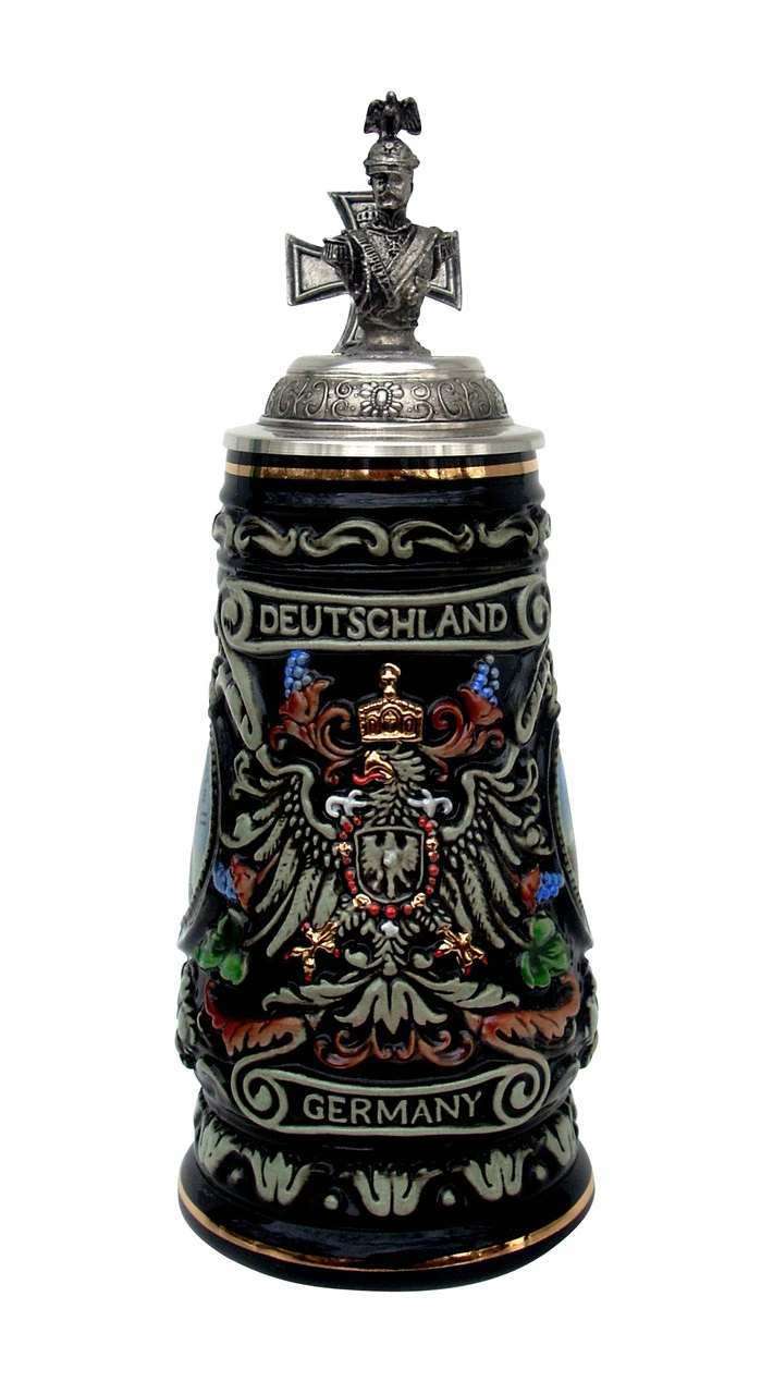 Kaiser Wilhelm II Beer Stein 1 Kaiser Wilhelm II Beer Stein