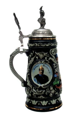Kaiser Wilhelm II Beer Stein 5 Kaiser Wilhelm II Beer Stein -Zimmermann Shop Kaiser Wilhelm II Beer Stein K1003SW RS LG 57703.1395850592
