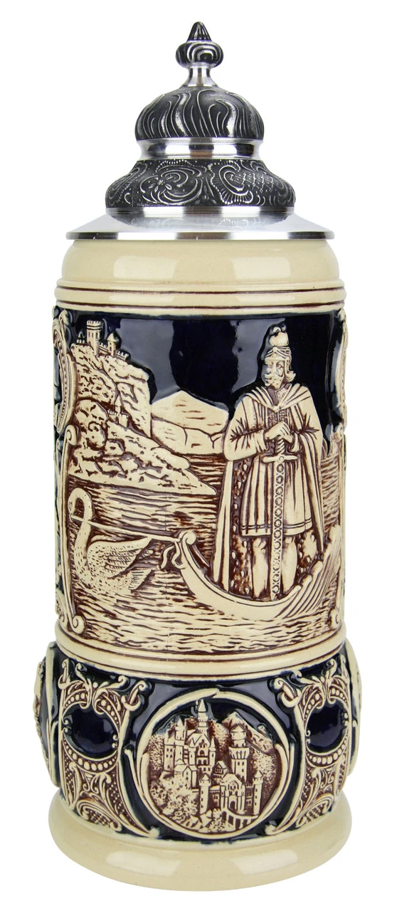 King Limitaet 2001 | Lohengrin Antique Style Beer Stein - Image 2