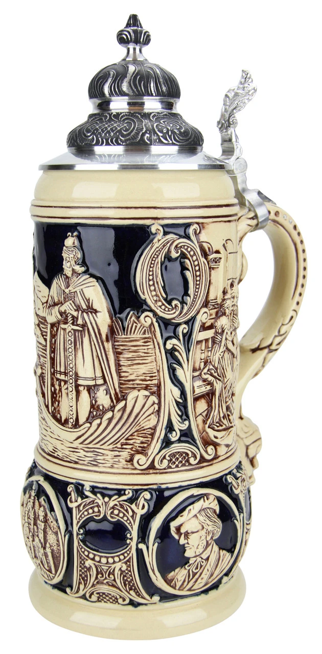 King Limitaet 2001 | Lohengrin Antique Style Beer Stein - Image 8