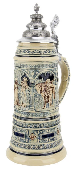King Limitaet 2005 | Lovers Tryst Antique Style Beer Stein 9 King Limitaet 2005 | Lovers Tryst Antique Style Beer Stein -Zimmermann Shop King Limitaet 2005 German Romance Antique Style Beer Stein K2035E RA SM 38683.1463176185