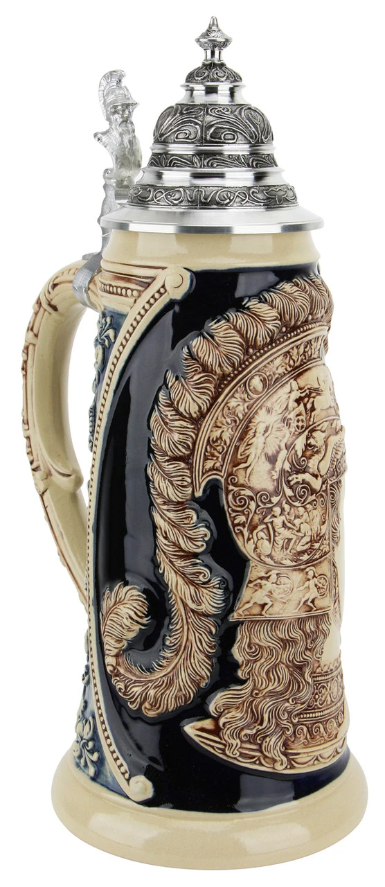 King Limitaet 2009 | Peter Duemler Minerva Antique Style Beer Stein 2 King Limitaet 2009 | Peter Duemler Minerva Antique Style Beer Stein - Image 2