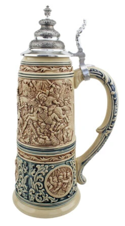 King Limitaet 2016 | Battle Of Teutoburg Forest Antique Style Beer Stein Brown 9 King Limitaet 2016 | Battle Of Teutoburg Forest Antique Style Beer Stein Brown -Zimmermann Shop King Limitaet 2016 Battle of Teutoburg Forest Antique Style Beer Stein K2046E RS SM 97808.1458848500