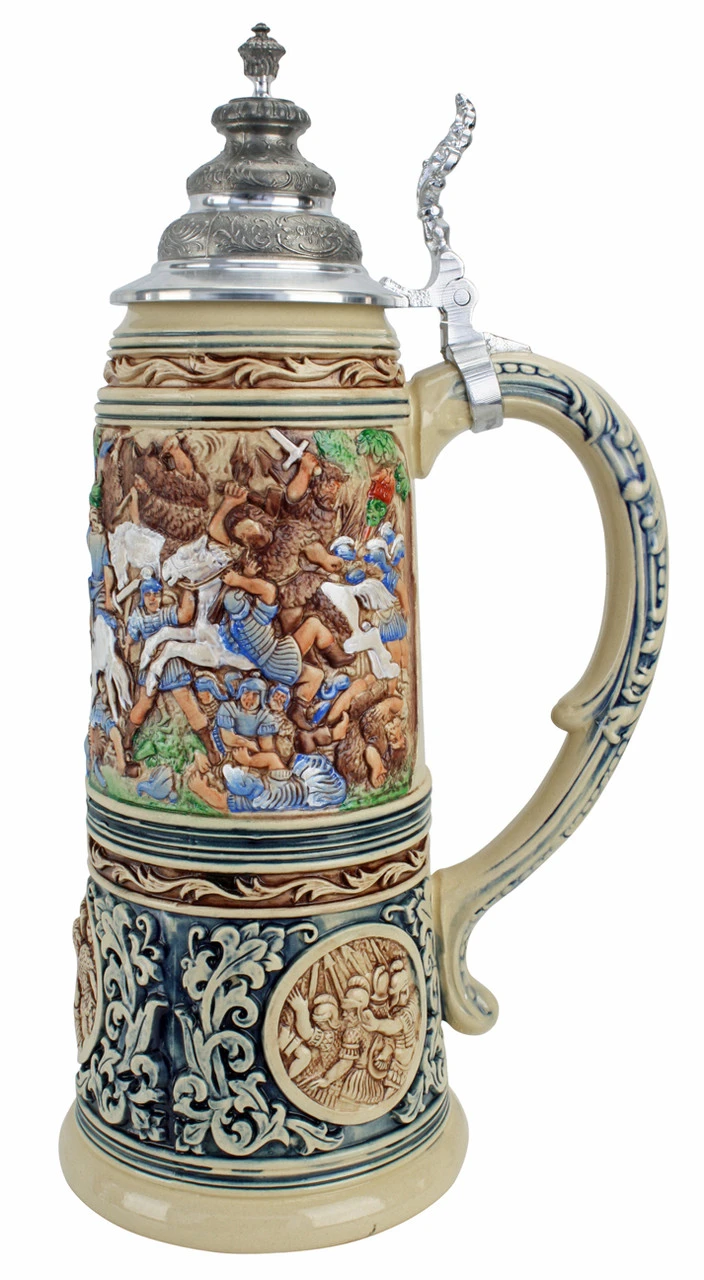 King Limitaet 2016 | Battle Of Teutoburg Forest Handpainted Beer Stein - Image 4