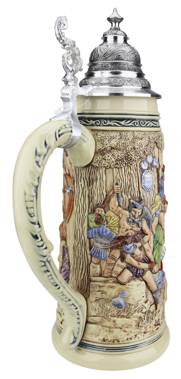 King Limitaet 2018 | Old German Victory Feast Handpainted Beer Stein - Image 4