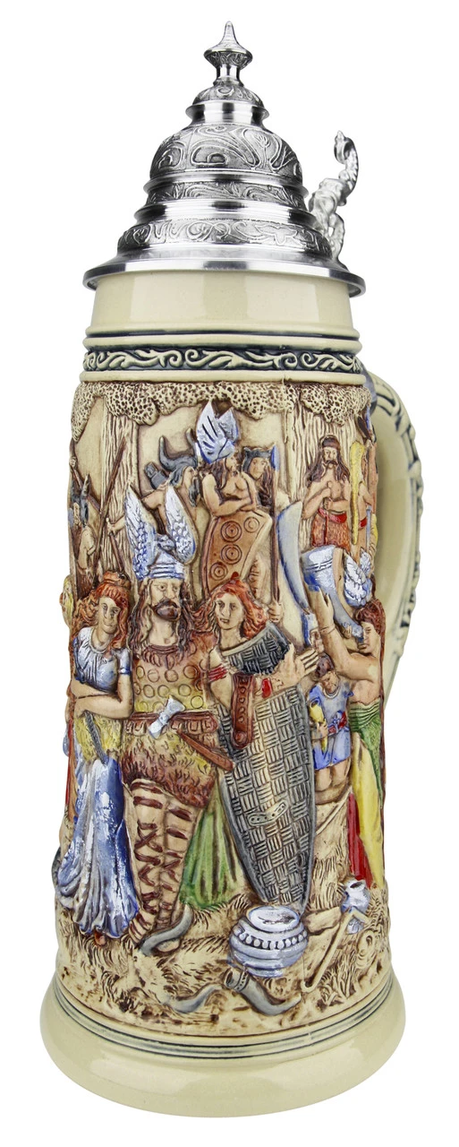 King Limitaet 2018 | Old German Victory Feast Handpainted Beer Stein - Image 2