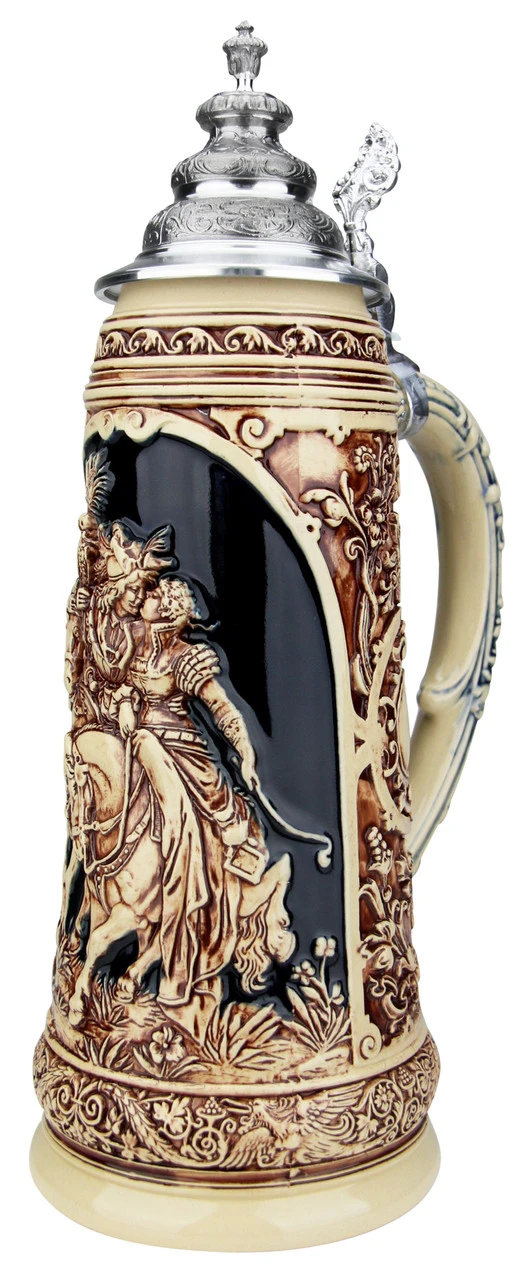 King Limitaet 2019 | Falcon Hunt Antique Style Beer Stein 6 King Limitaet 2019 | Falcon Hunt Antique Style Beer Stein - Image 6