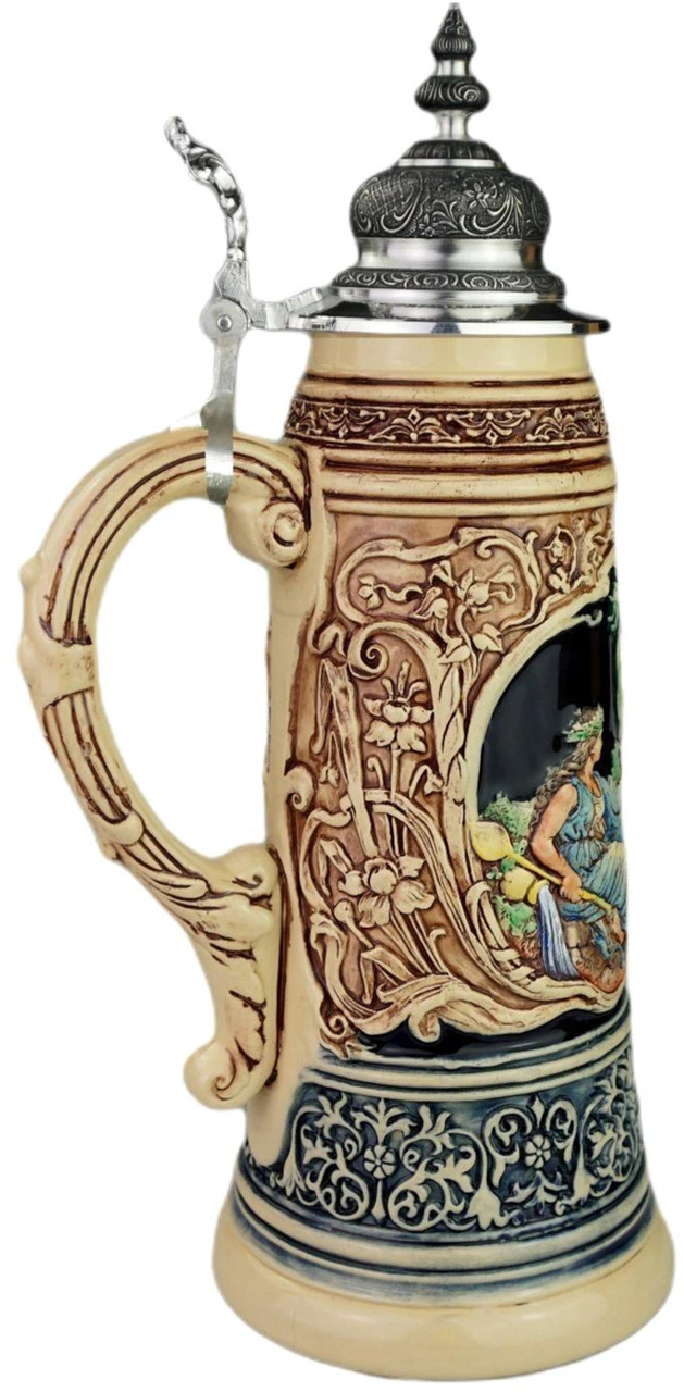 King Limitaet 2021 | Rhein And Mosel River Handpainted Beer Stein 2 King Limitaet 2021 | Rhein And Mosel River Handpainted Beer Stein - Image 2