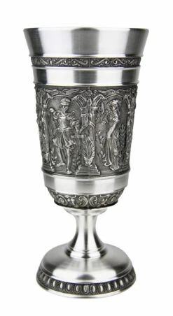 Knights Pewter Wine Goblet -Zimmermann Shop Knights Pewter Wine Cup DN8550Z S4 SM 46410.1541612953