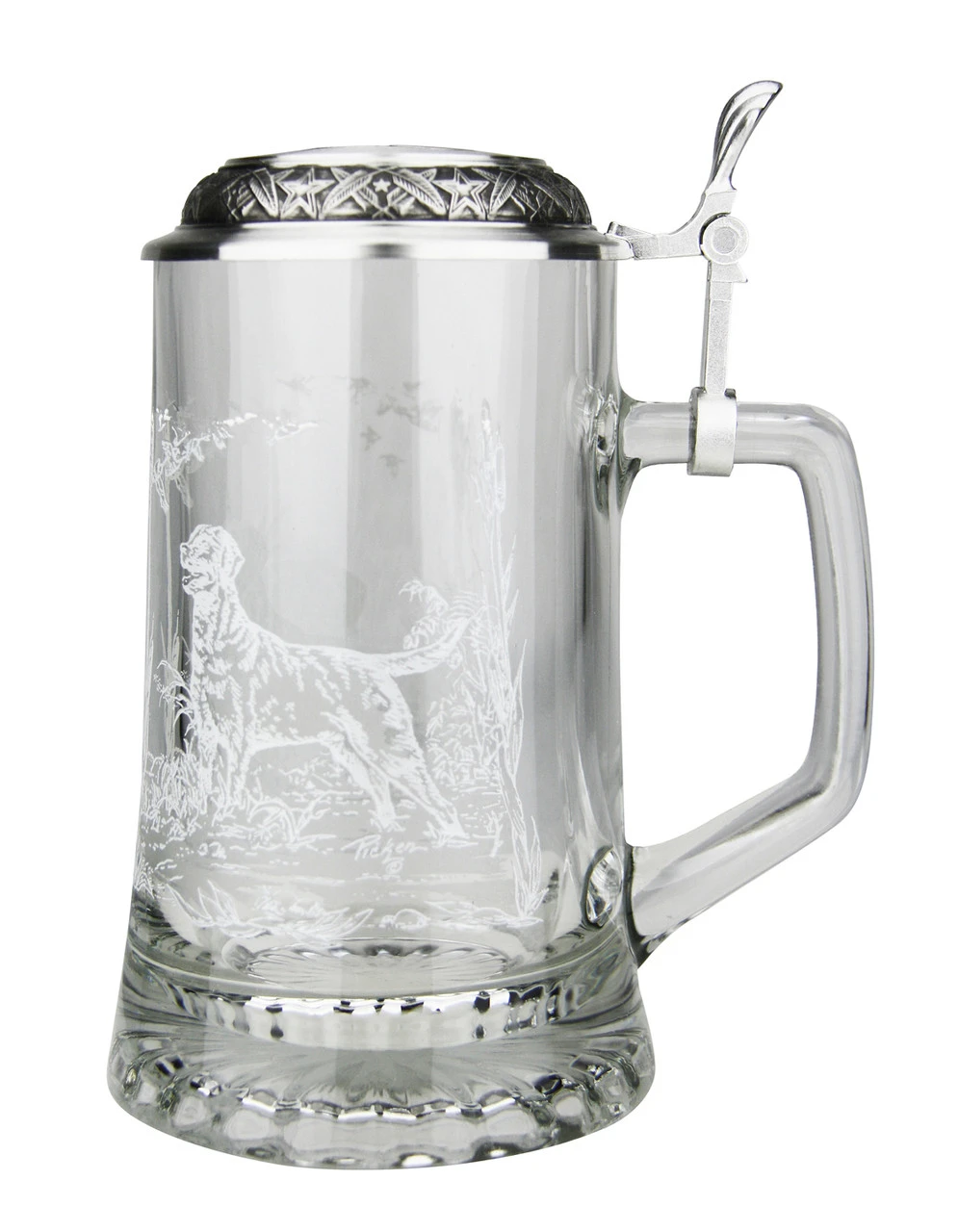 Labrador Glass Beer Stein 1 Labrador Glass Beer Stein