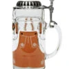 Lederhosen Glass Beer Stein 0.5 Liter