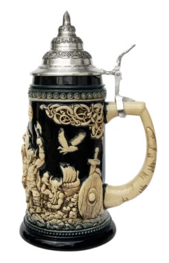 Leif Erikssen Viking Beer Stein Cobalt -Zimmermann Shop Leif Erikssen Viking Beer Stein Cobalt K1011BLE RS SM 58710.1417531238
