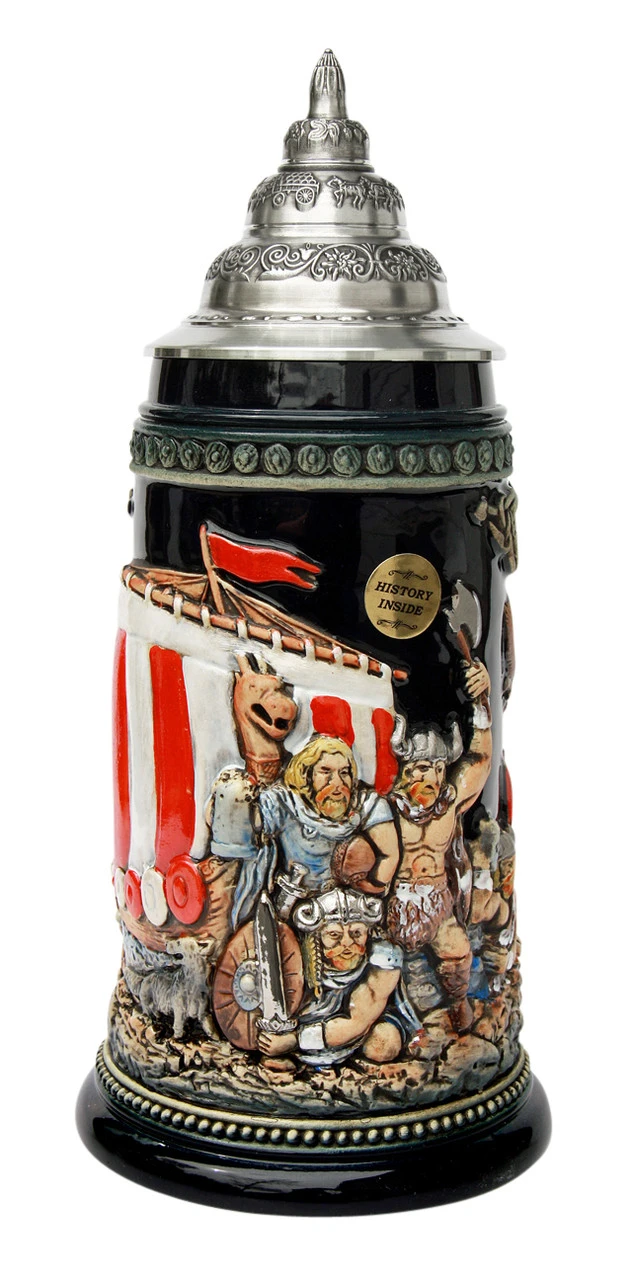 Leif Erikssen Viking Beer Stein 1 Leif Erikssen Viking Beer Stein