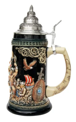 Leif Erikssen Viking Beer Stein 5 Leif Erikssen Viking Beer Stein -Zimmermann Shop Leif Erikssen Viking Beer Stein K1011BL RS SM 69334.1417531256