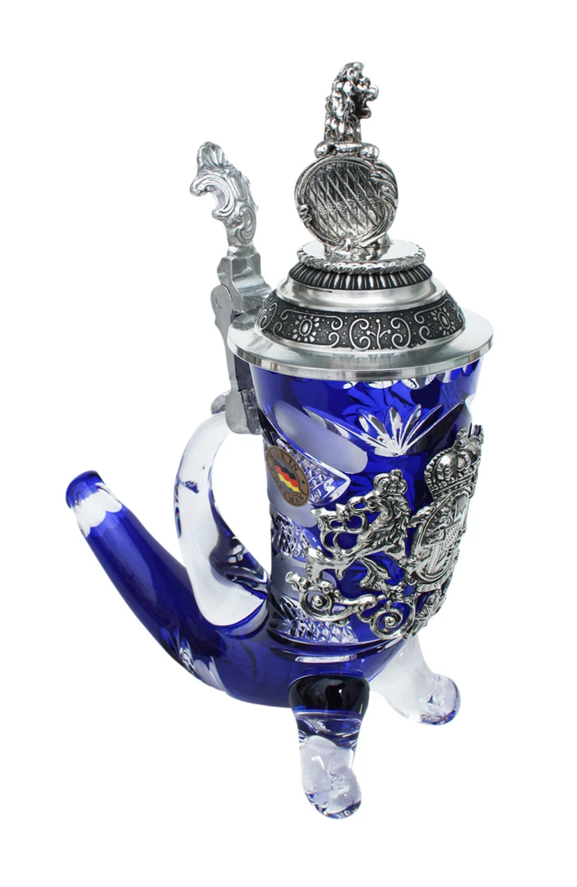 Lord Of Crystal Bavaria Horn Beer Stein - Image 6
