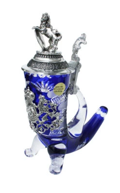 Lord Of Crystal Bavaria Horn Beer Stein -Zimmermann Shop Lord of Crystal Bavarian Horn Beer Stein AR SM 70380.1399045206