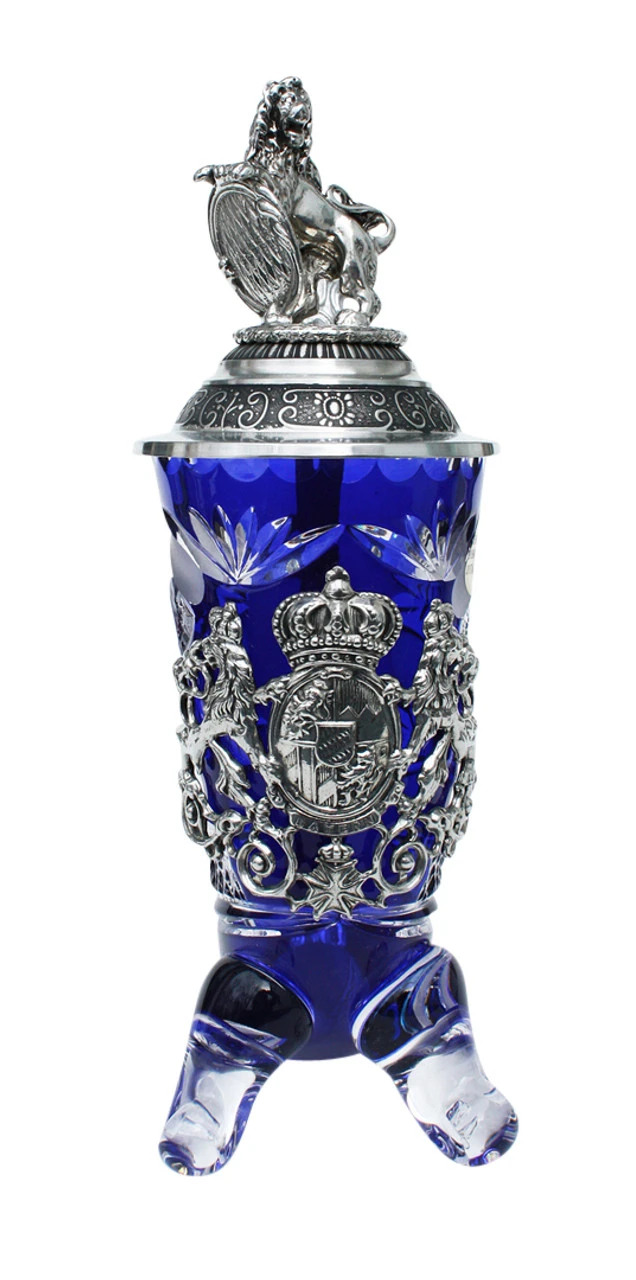 Lord Of Crystal Bavaria Horn Beer Stein - Image 2