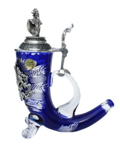 Lord Of Crystal Bavaria Horn Beer Stein -Zimmermann Shop Lord of Crystal Bavarian Horn Beer Stein RS SM 24593.1399045206