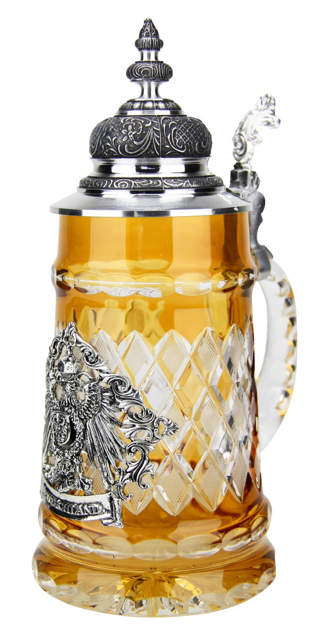 Lord Of Crystal Deutschland Beer Stein Amber 1 Lord Of Crystal Deutschland Beer Stein Amber