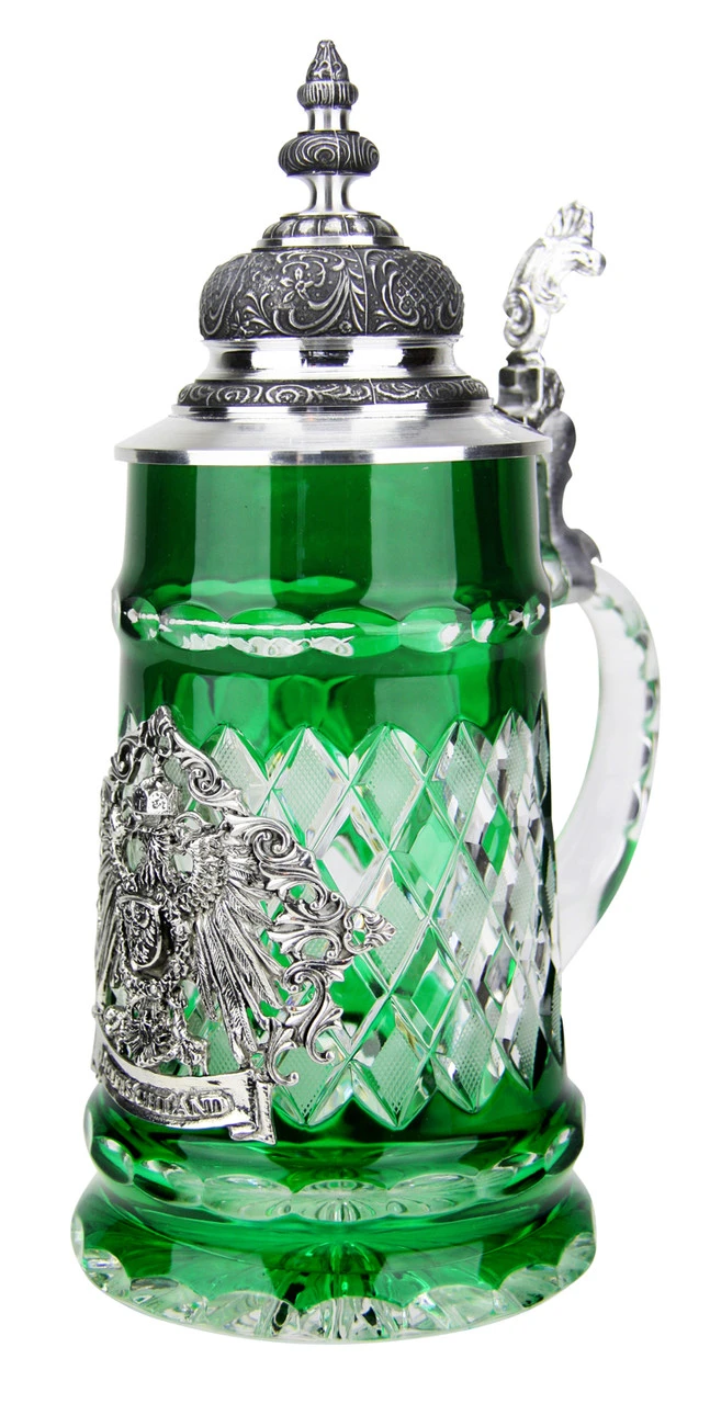 Lord Of Crystal Deutschland Beer Stein Green 1 Lord Of Crystal Deutschland Beer Stein Green