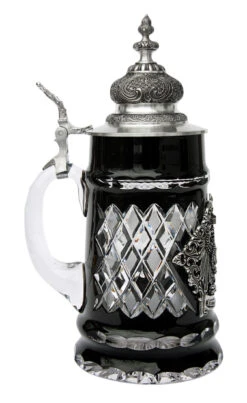 Lord Of Crystal Deutschland Beer Stein Black -Zimmermann Shop Lord of Crystal Deutschland Beer Stein K6002S LS SM 06617.1423178112