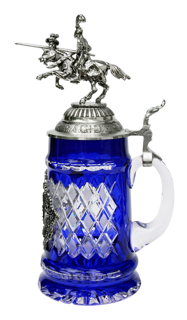 Lord Of Crystal German Knight Beer Stein Blue 5 Lord Of Crystal German Knight Beer Stein Blue - Image 5