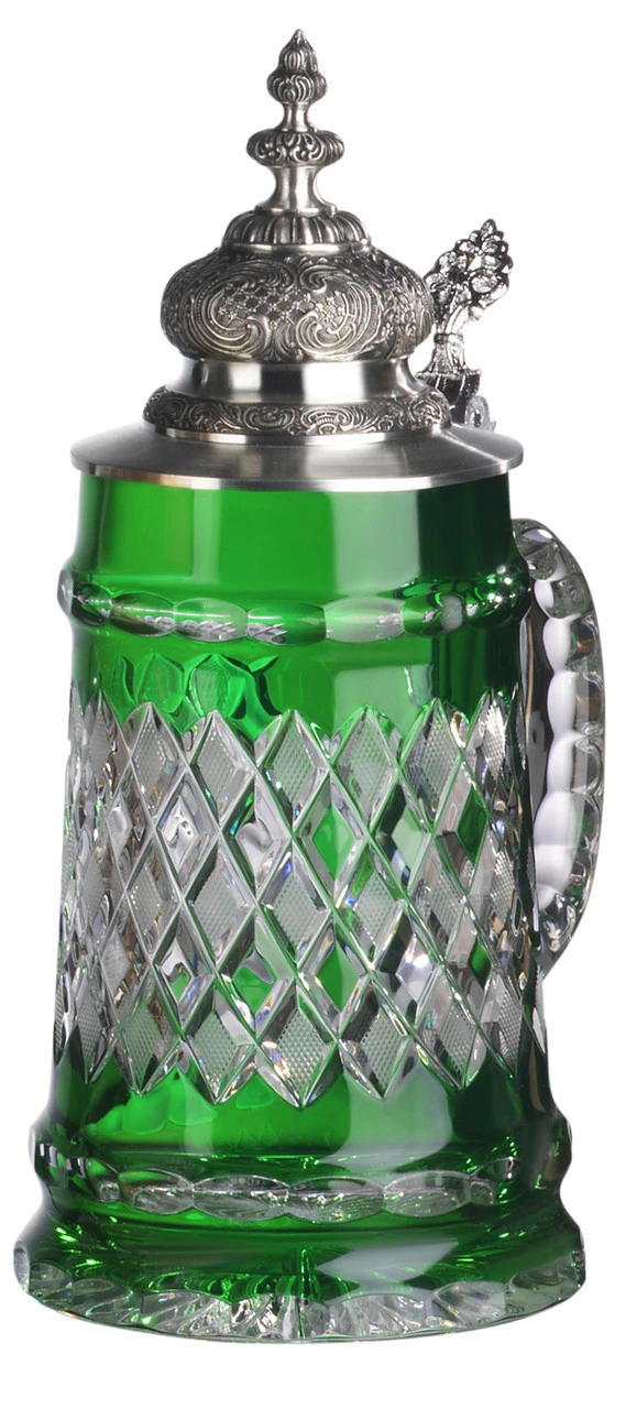 Lord Of Crystal Beer Stein Green 1 Lord Of Crystal Beer Stein Green