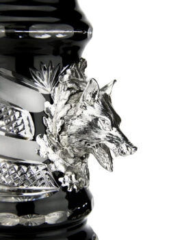 Lord Of Crystal Wolf German Beer Stein Black | 3D Howling Wolf Lid | Wolf Paw Feet 16 Lord Of Crystal Wolf German Beer Stein Black | 3D Howling Wolf Lid | Wolf Paw Feet -Zimmermann Shop Lord of Crystal Wolf German Beer Stein Black 3D Howling Wolf Lid Paw Feet K6004SZFWW Detail SM 20090.1591214989