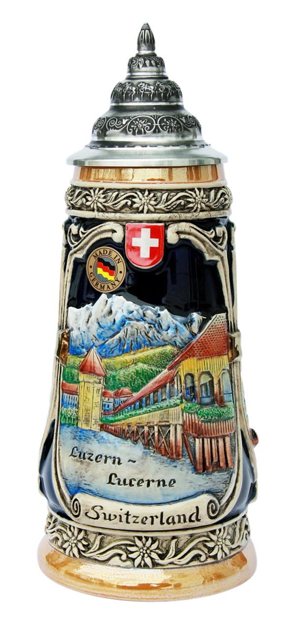 Lucerne Switzerland Beer Stein 1 Lucerne Switzerland Beer Stein