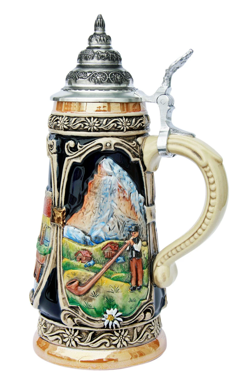 Lucerne Switzerland Beer Stein 2 Lucerne Switzerland Beer Stein - Image 2