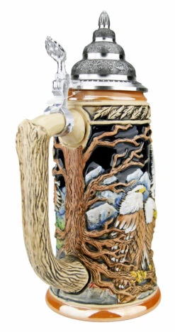 Majestic Eagle Beer Stein 10 Majestic Eagle Beer Stein -Zimmermann Shop Majestic Eagle Beer Stein K958 Back SM 75093.1527115318
