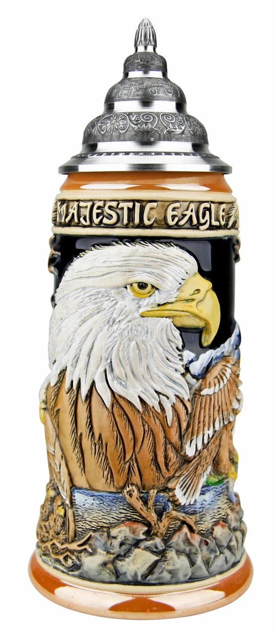 Majestic Eagle Beer Stein 2 Majestic Eagle Beer Stein - Image 2