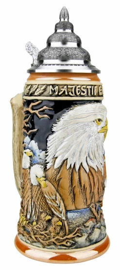 Majestic Eagle Beer Stein 8 Majestic Eagle Beer Stein -Zimmermann Shop Majestic Eagle Beer Stein K958 LA SM 21377.1527115318