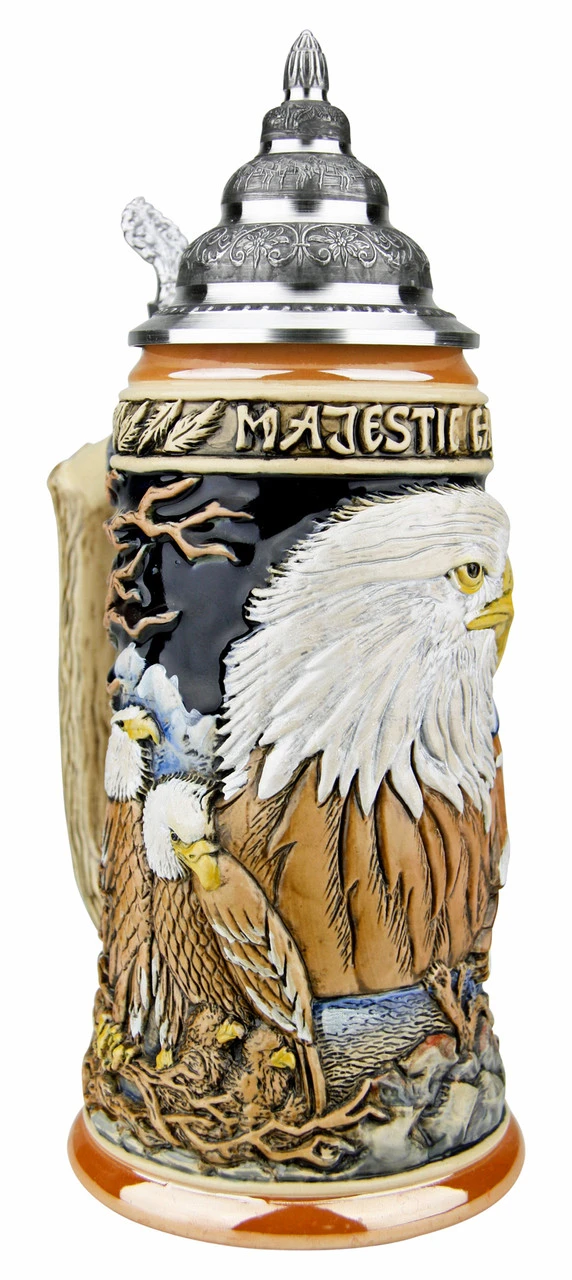 Majestic Eagle Beer Stein 3 Majestic Eagle Beer Stein - Image 3