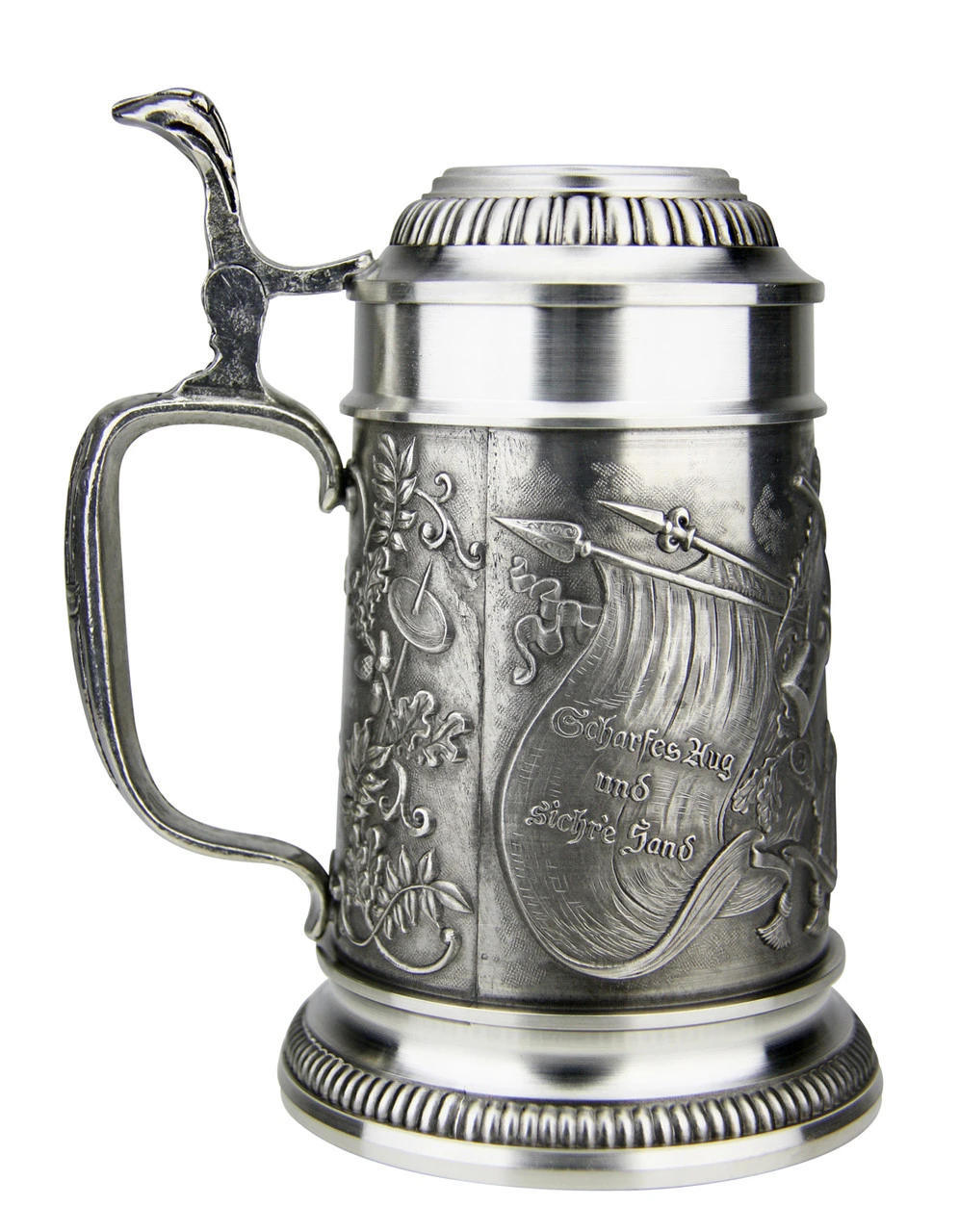 Marksman Pewter Beer Stein 4 Marksman Pewter Beer Stein - Image 4